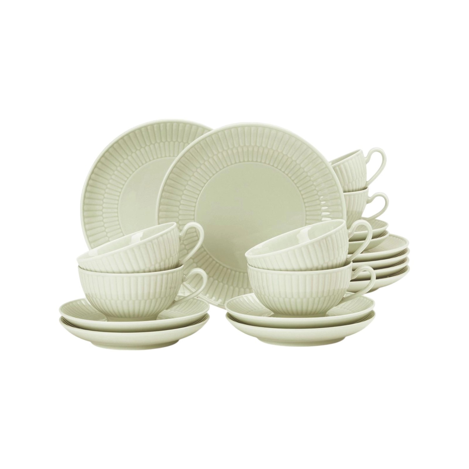 Seltmann Weiden Amina Teeservice 18-teilig Seladon günstig online kaufen