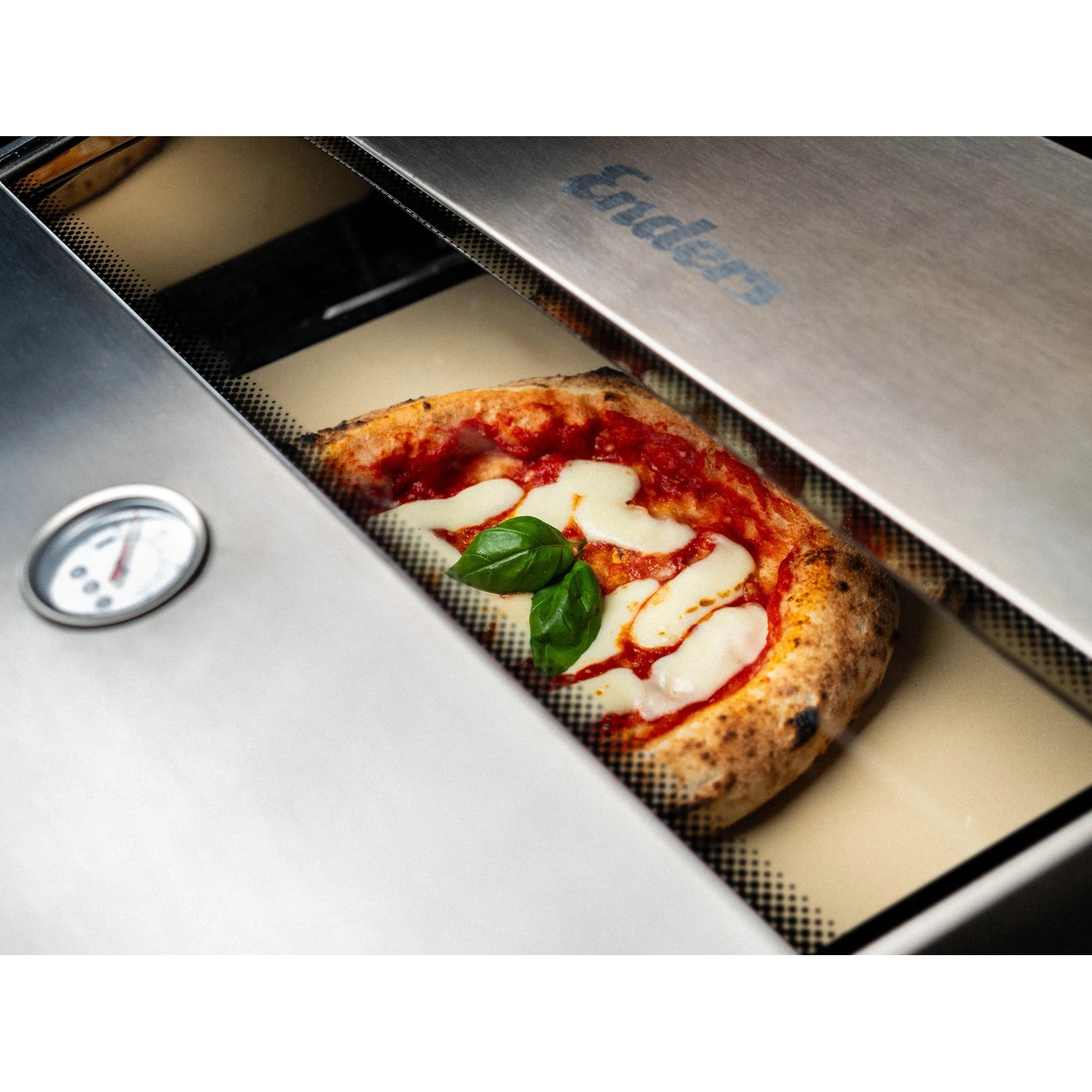 Pizzaofen Thermometer Aus Edelstahl - 500°C Hitzebeständig Mit 15cm Sonde Für Perfekte Pizza
