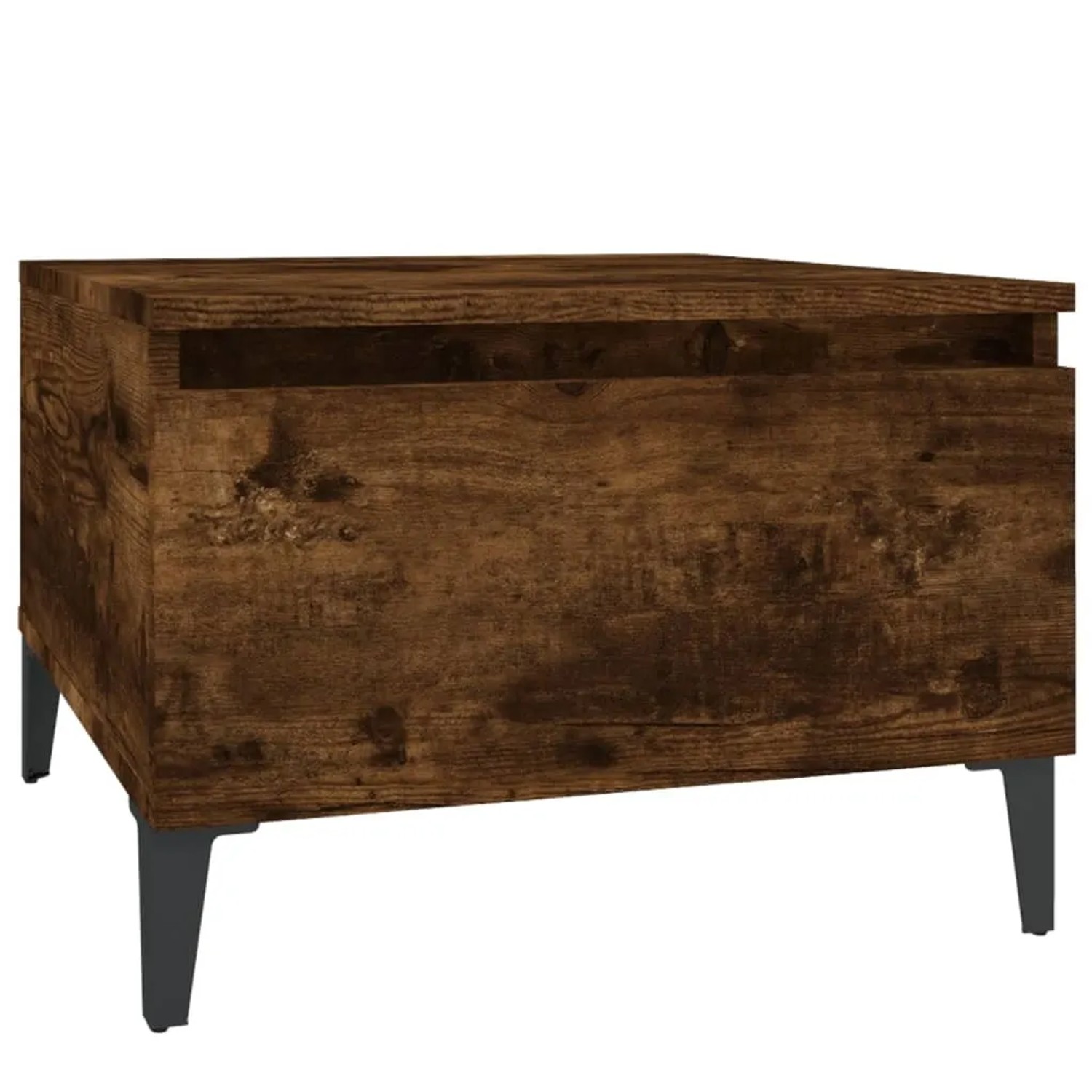 vidaXL Beistelltisch Räuchereiche 50x46x35 cm Holzwerkstoff 819526