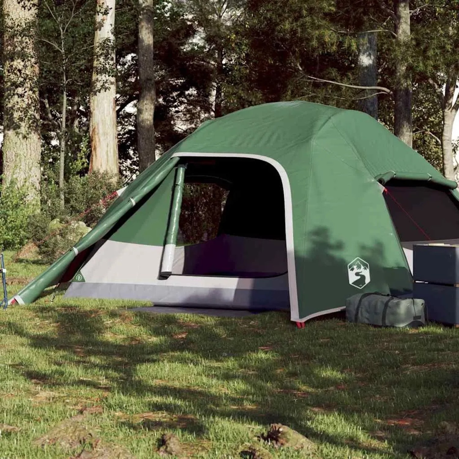 Furnicato Campingzelt Kuppel Grün 290 X 320 X 150 Cm_2
