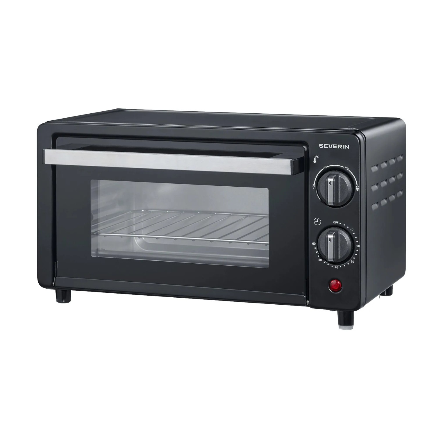 Severin Backofen TO 2062 9, 900 W Schwarz-Silber