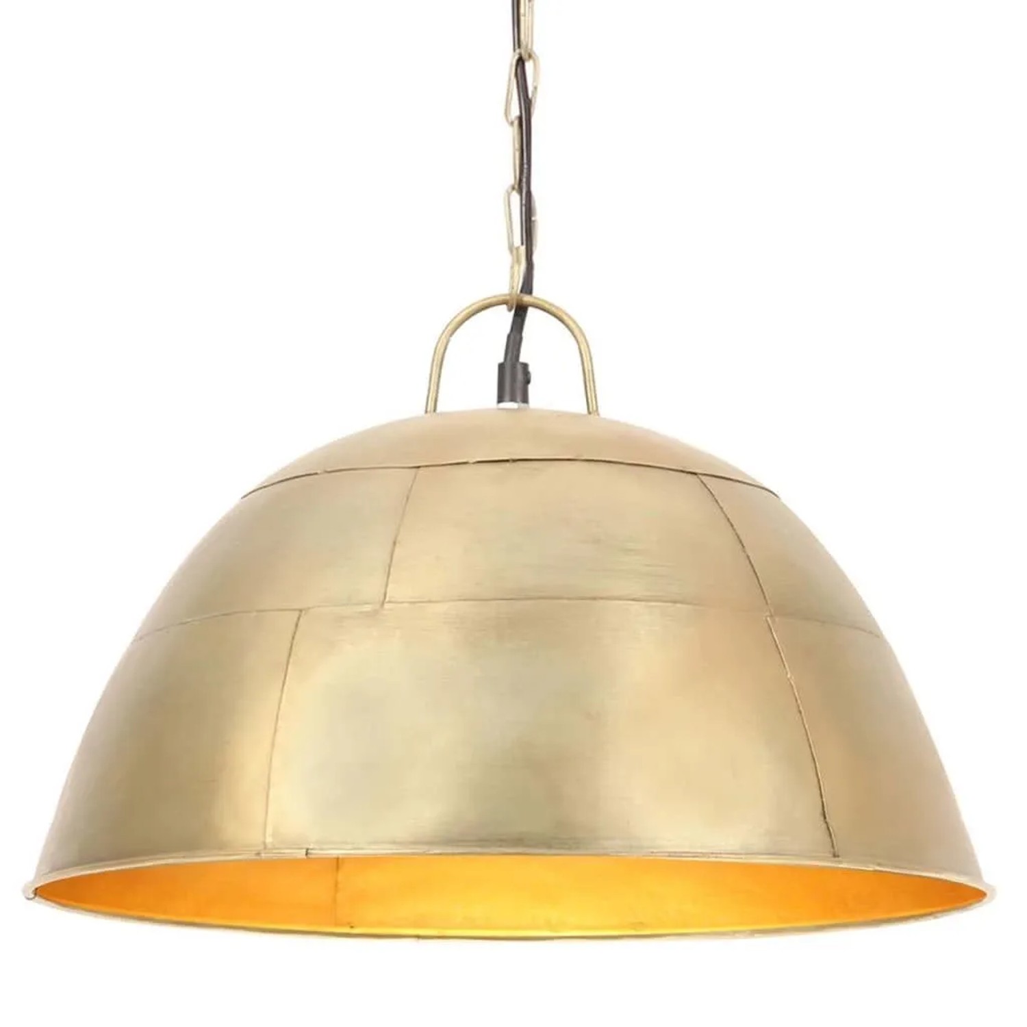 vidaXL Hängelampe Vintage Industriestil 25 W Messing Rund 41 cm E27 320542