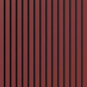 Akustikpaneel Muster Linoleum Salsa, schwarz/rot, für Wand- und Deckenverkleidung.