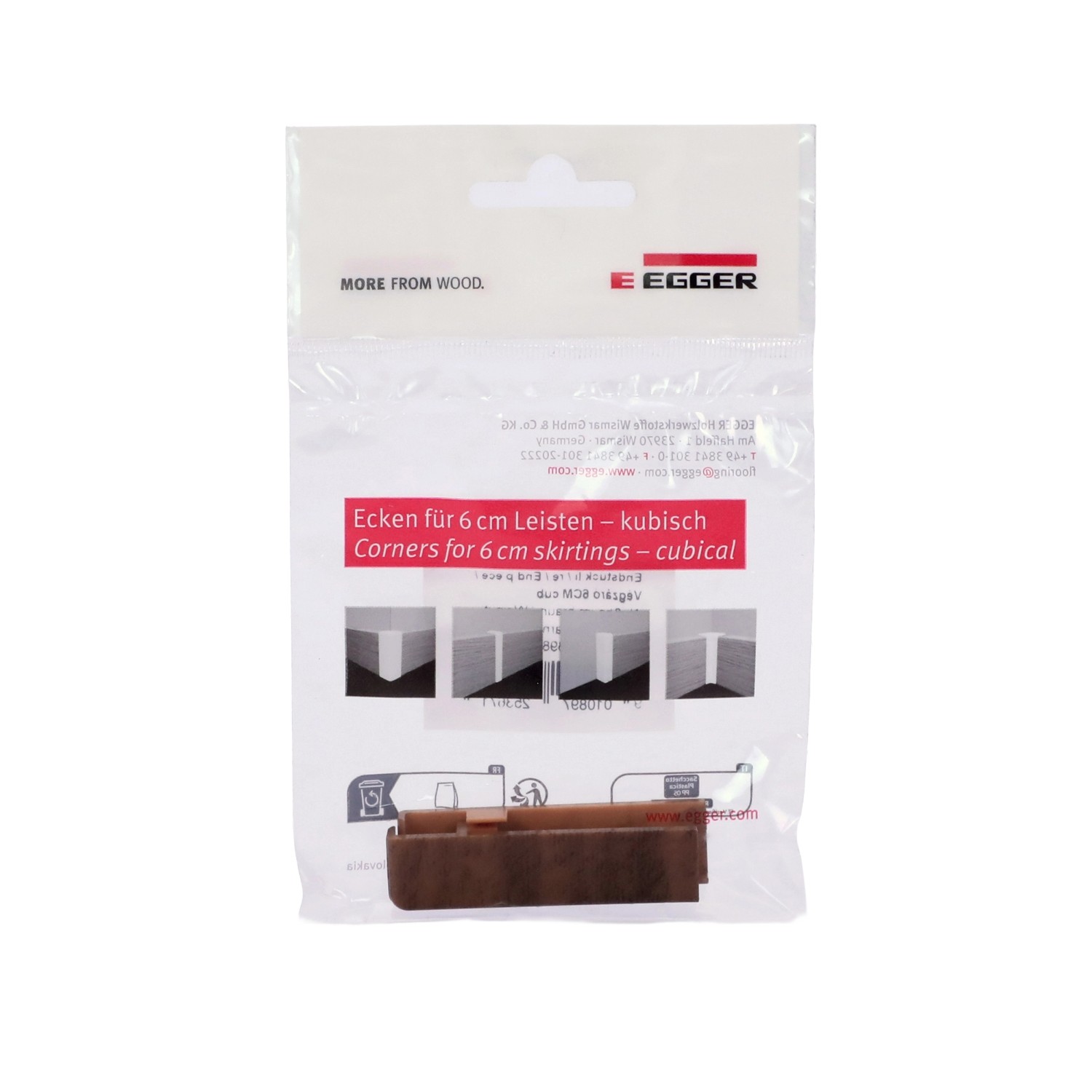 Egger Endstück 6 cm Nußbaum Braun 2 Stück günstig online kaufen