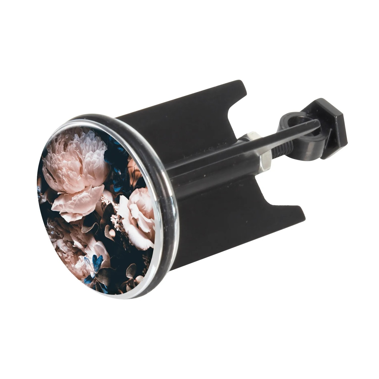 WENKO Pluggy Schutzengel Waschbeckenstöpsel – Stylischer Abflussstopfen Aus Messing & Kunststoff, Made In Germany, Für Becken Ø 6,5-9,5 Cm