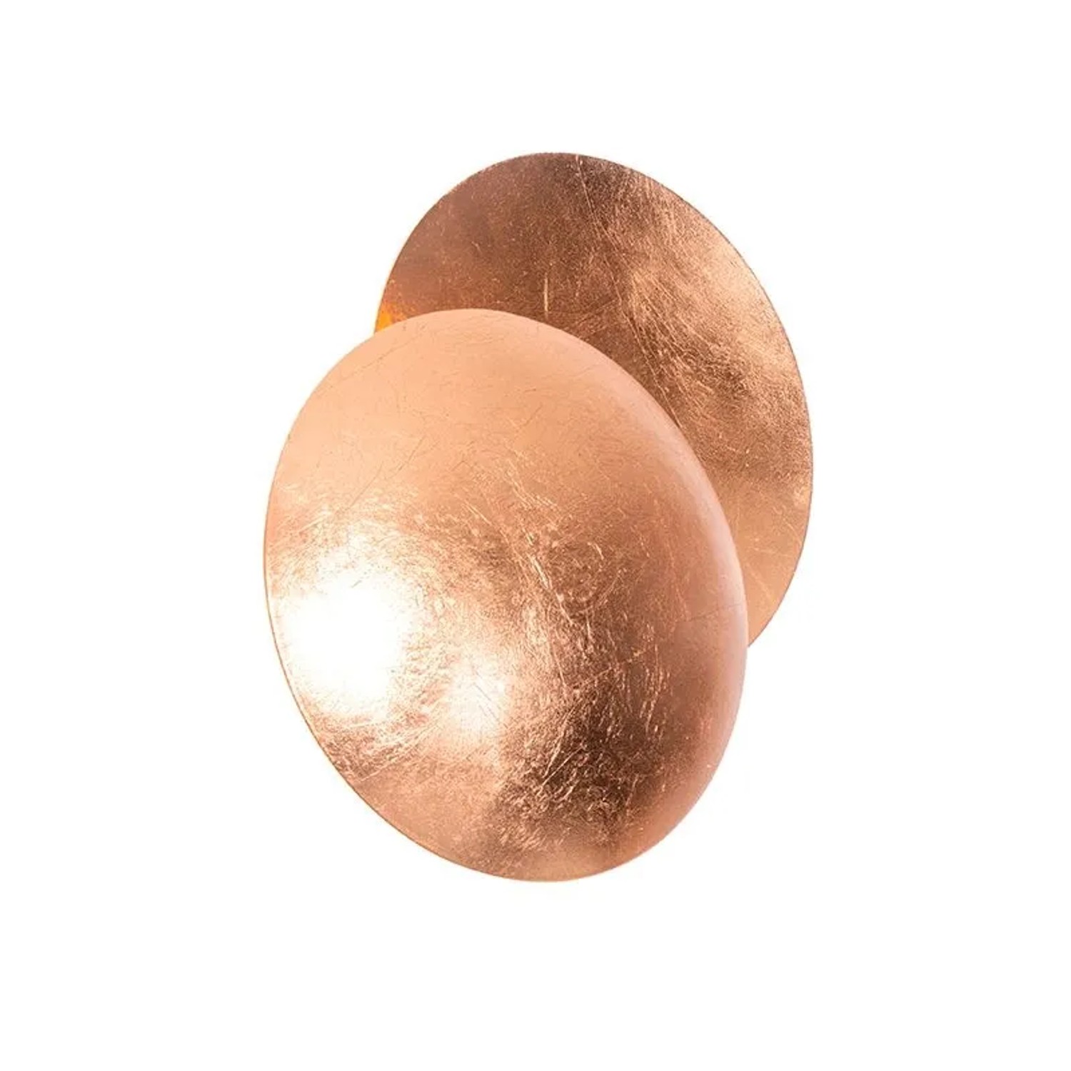 QAZQA Moderne Kupferfarbene Runde Wandleuchte 20cm Sunrise