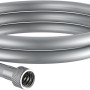 Schütte Brauseschlauch, 150 cm, Kunststoff in Silberoptik für Dusche und Bad.