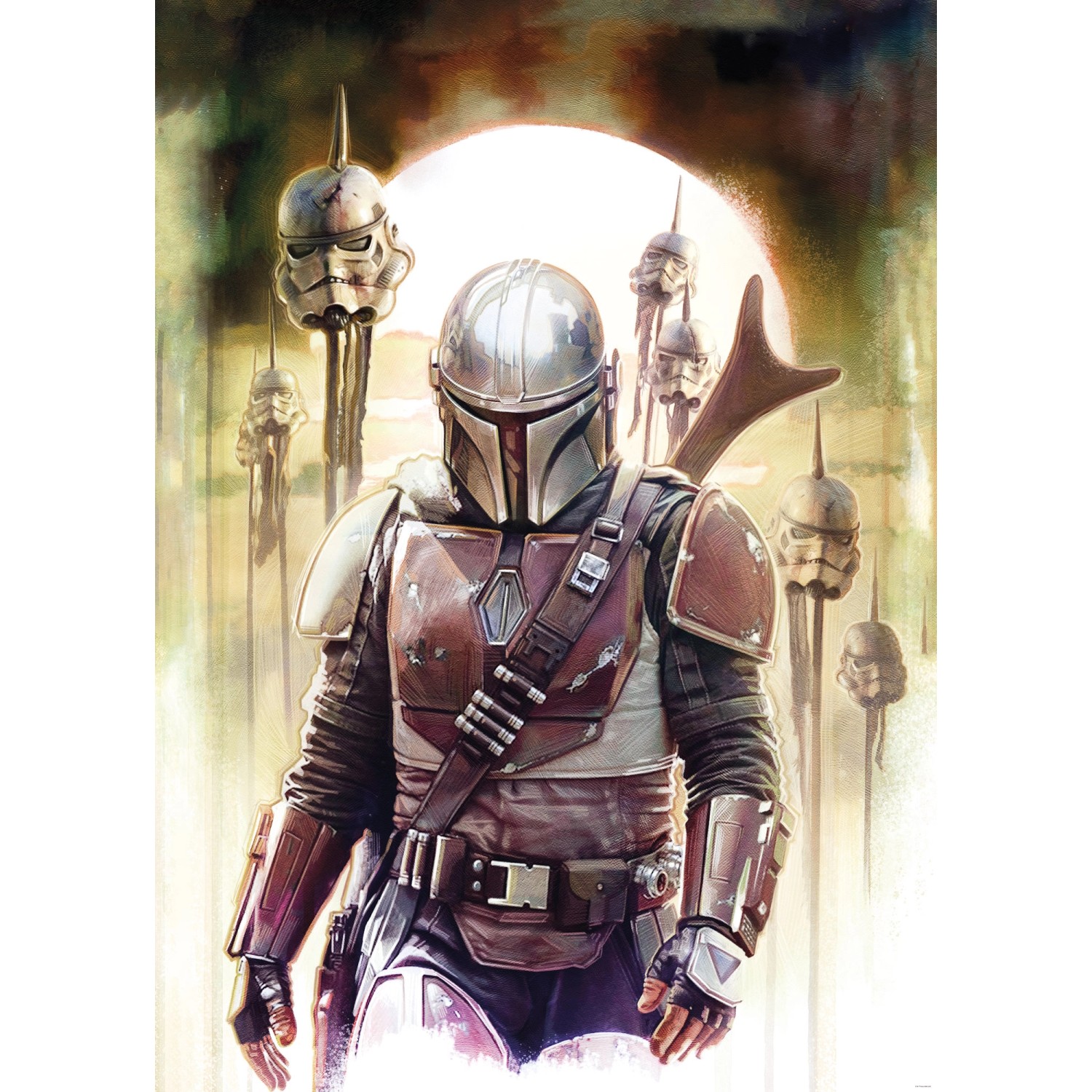 Komar Fototapete Vlies Star Wars The Mandalorian Big Impaler  200 x 280 cm