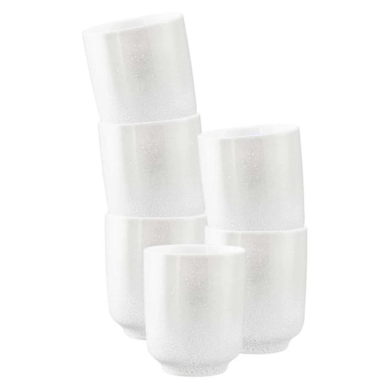 Seltmann Weiden Sento Home Kaffeebecher ohne Henkel 400 ml 6er Set Aura White