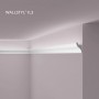 Graue NOEL & MARQUET NMC IL3 Eckleiste für indirekte Beleuchtung, 2 m lang.