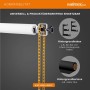 Walimex Hintergrundexpan Kette Gewicht 320X130X85Mm Orange Kern 45-78Mm 6Kg_8
