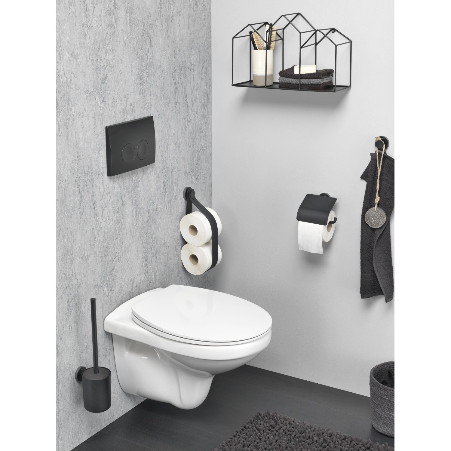 Toilettenpapierhalter Waschbär Motiv - Wandmontage Ohne Bohren Für Badezimmer