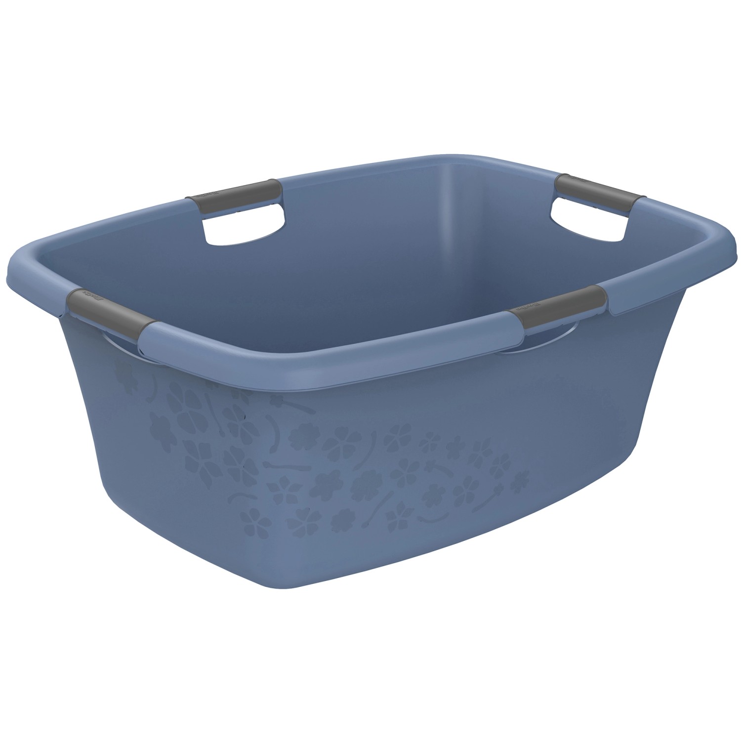 Rotho Wäschewanne Flowers 50, Horizontblau