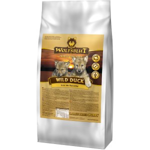 Wolfsblut Trockenfutter Wild Duck Puppy Large Breed, Ente & Kartoffel, 2kg Sack.