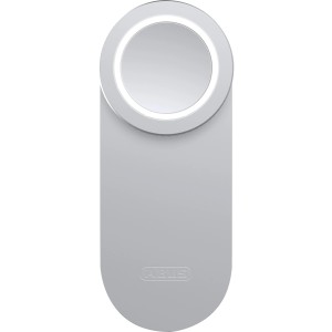 Abus Loxeris One CFA4100 Türschlossantrieb in Silber für smarte Türsicherung.