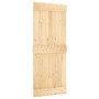 vidaXL Tür NARVIK Natur 85 x 210 cm Massivkiefer 42047084