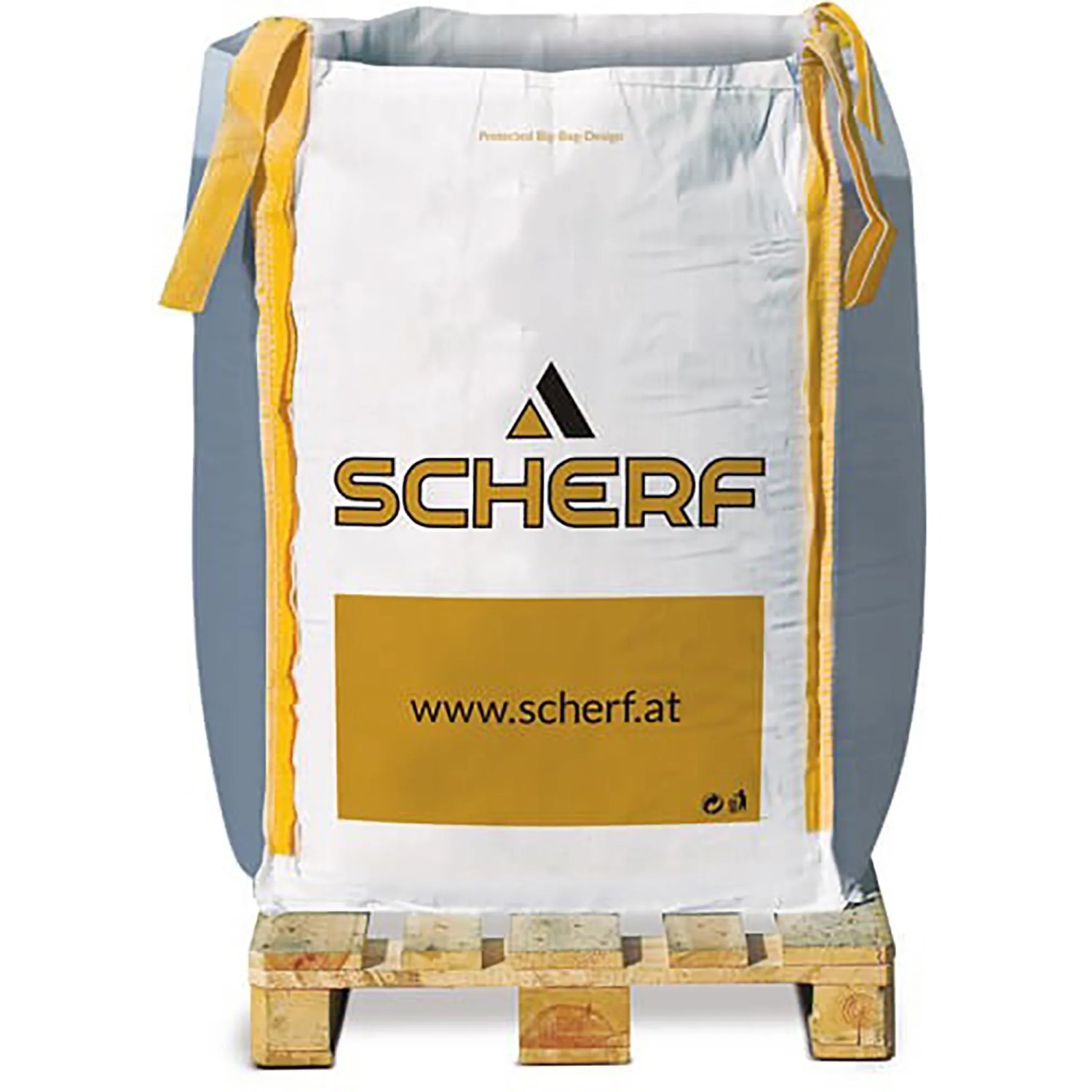 Scherf Sandbad für Vögel, grauer Sand im Big-Bag (1000 kg) auf Palette.