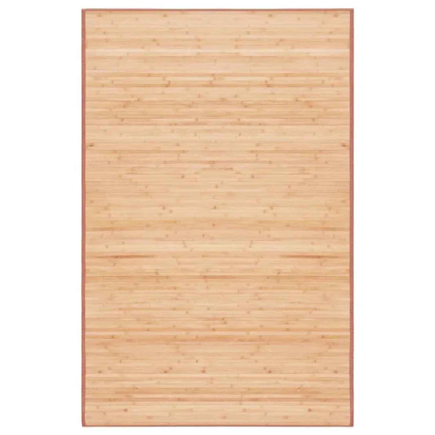 vidaXL Teppich Bambus 100x160 cm Braun 247207