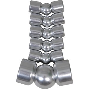 Dieda Eckverbindungsset, 5 Aluminium Gelenke für Treppen & Geländer.