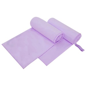 vidaXL Sporthandtücher 2 Stk Lila 200 x 100 cm Polyester und Polyamid 42011486