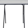 Blauer MFG Campingtisch (80x60x64 cm) mit weißer Platte, ideal für Camping & Outdoor.