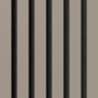 Akustikpaneel Muster Linoleum Pebble Schwarz, Detailansicht der Streifenstruktur.