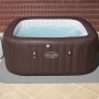 Bestway Lay-Z-Spa Bodenschutzmatte, grau, aus Kunststoff unter Whirlpool