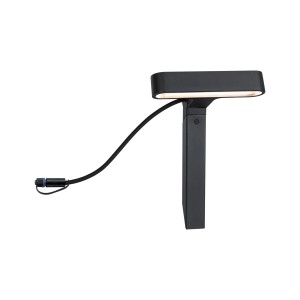 Paulmann LED-Gartenstrahler Ito Horizontal, 6W, anthrazit. Außenleuchte für Plug & Shine Systeme.