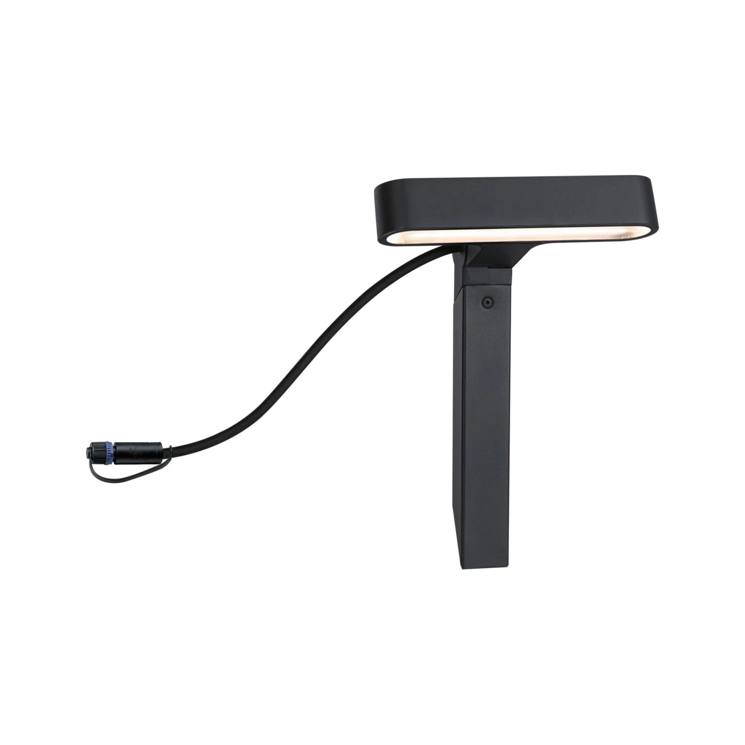 Paulmann LED-Gartenstrahler Ito Horizontal, 6W, anthrazit. Außenleuchte für Plug & Shine Systeme.