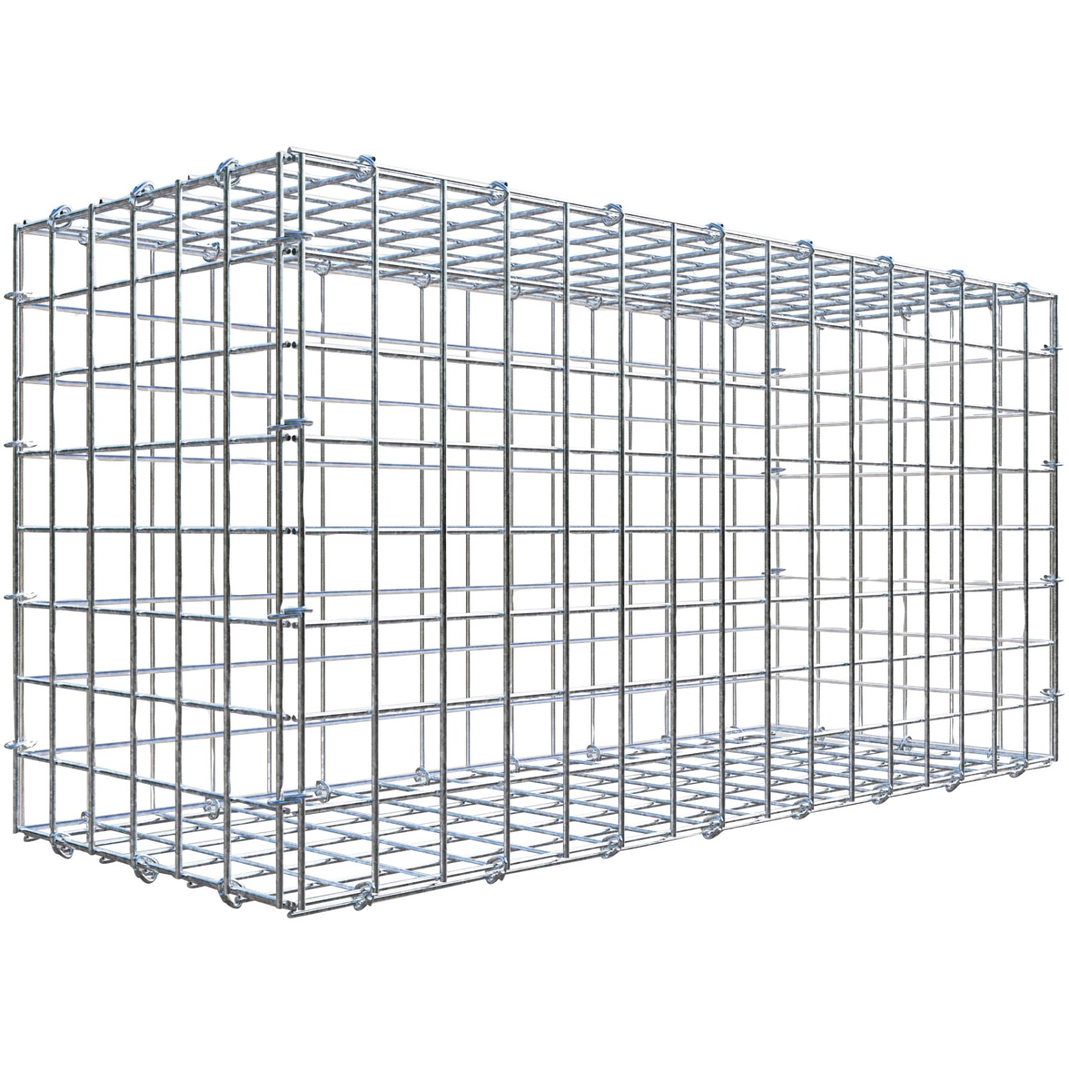 Thumbnail - Gabiona C-Ring-Gabione 40 x 80 x 30 cm Maschenw 5 x 5 cm