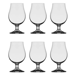 Ich-Zapfe Biergläser Biertulpe Berlin 6er Set 0,3 Liter Klar Glas