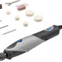 Dremel Stylo+ Multifunktionswerkzeug mit Zubehör für präzises Gravieren und Schleifen.