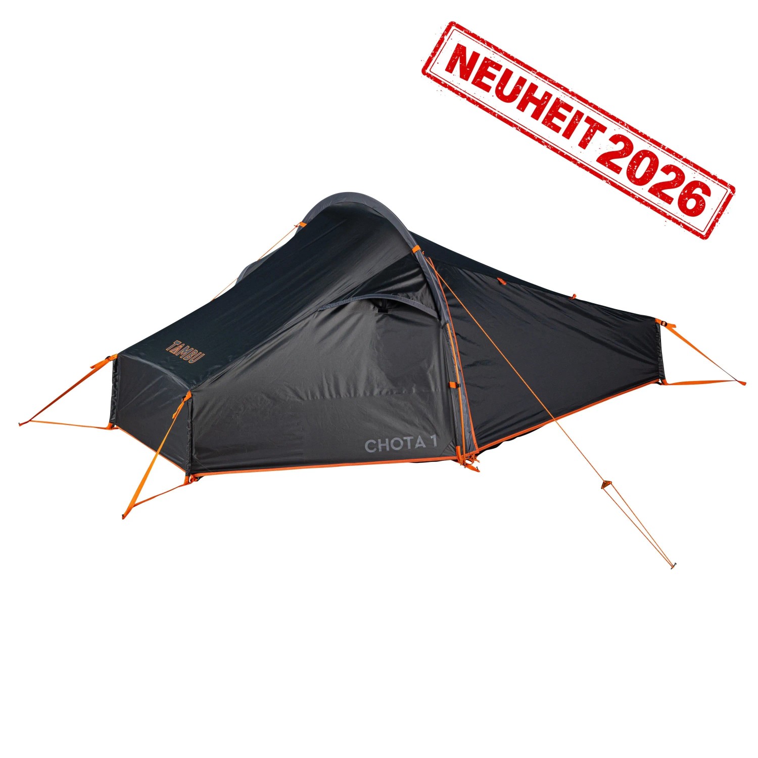 TAMBU Trekkingzelt CHOTA 1 für 1 Person 260 x 140 x 95 cm 3.000 mm Wassersäule