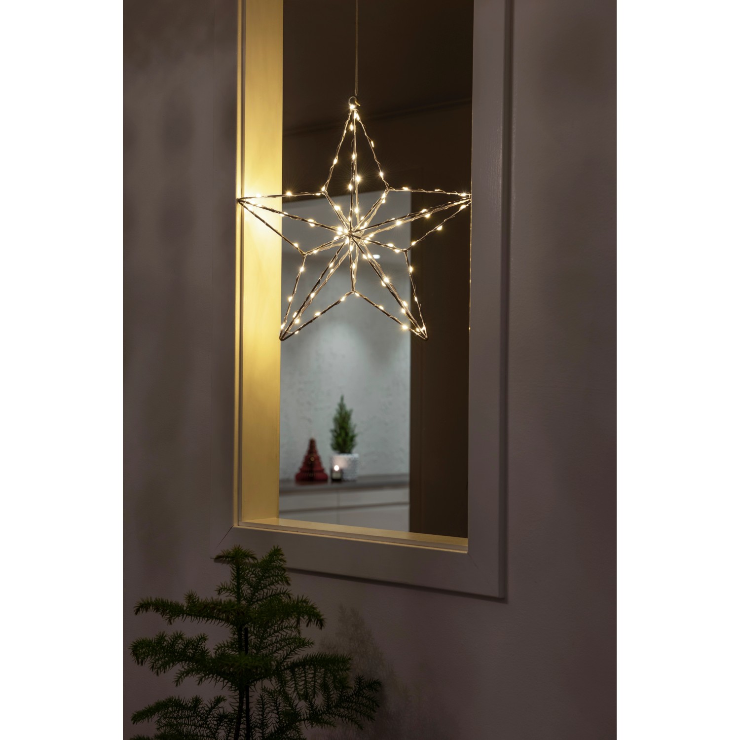 Konstsmide Micro-LED-Stern 90 LEDs 37 cm x 36 cm x 7 cm Silber_2