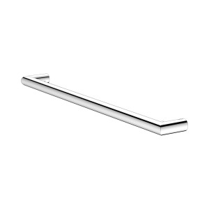 Verchromter Keuco Badetuchhalter Reva, 60 cm breit, mit zwei Haken. Badaccessoire für Handtücher.