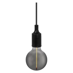 Osram LED-Pendelleuchte PenduLum Bell, E27, 117,5 cm, Ø 9,2 cm. Moderne Hängelampe in Schwarz.