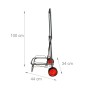 Relaxdays Transportwagen Stahl Grau Klappbar Pulverbeschichtet 100 cm x 44 cm x 34 cm 35 kg_4