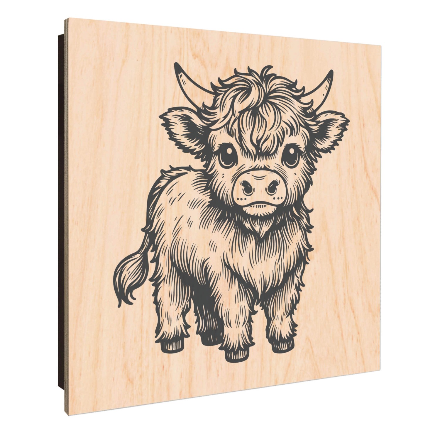 Banjado Schlüsselkasten Holz 30x30cm Schwarz Scharnier Rechts 50 Haken Desi günstig online kaufen
