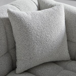 Bessagi Home Sofa Ena Grau Webstoff