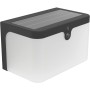 Eglo Solar LED-Wandleuchte Croara, schwarz, mit Sensor. Solarleuchte für den Außenbereich.