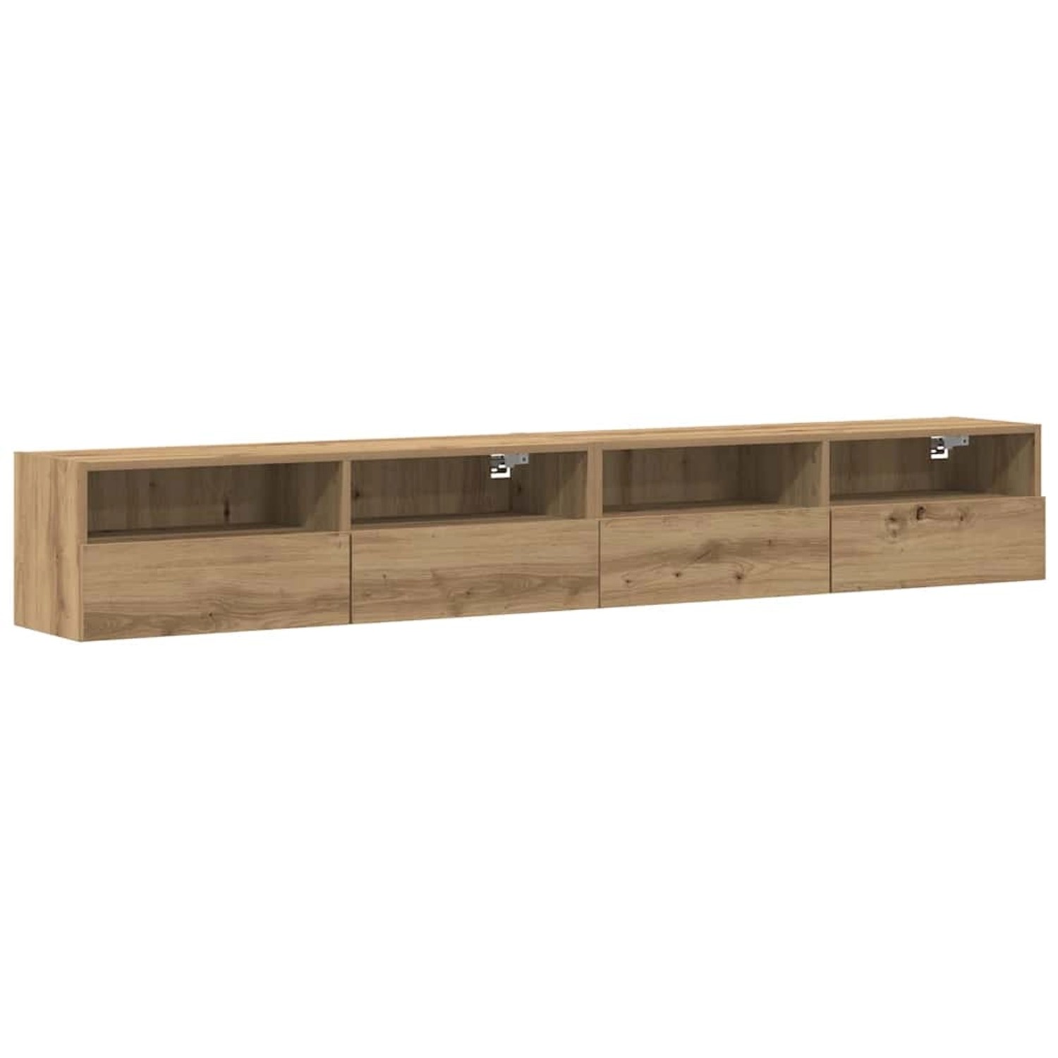 vidaXL Wand-TV-Schrank 2 Stk Artisan-Eiche 100x30x30cm Holzwerkstoff 862191 günstig online kaufen