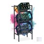 Relaxdays Getränkekistenregal Stahl Schwarz für 3 Kisten 109 cm x 49 cm x 32 cm 4,8 kg