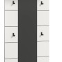 Inn.Furn Garderobenpaneel in Weiß und Grau 80 x 141 cm Cooper_8