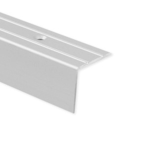 KARAT Winkelprofil, Silber, vorgebohrt, 2,45x2x100cm, für Kanten und Abschlüsse.