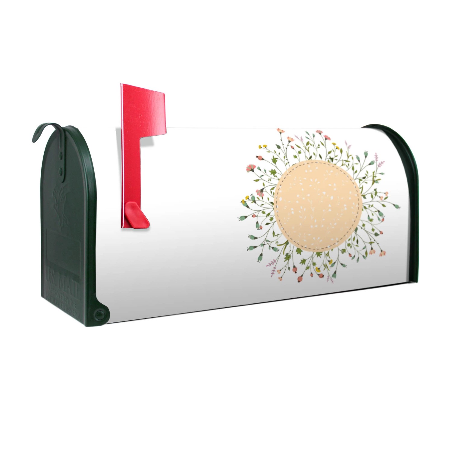 Banjado Amerikanischer Briefkasten Grün 48x22x16cm US Mailbox Letterbox Pos günstig online kaufen