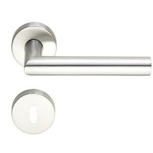 MeinTürgriff Drückergarnitur Toulouse Türdrücker Edelstahl Matt Türgriff Drückergarnitur BB