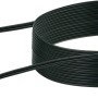 Schwarzes Schwaiger Audio-Anschlusskabel mit 3,5 mm Klinkenstecker, 5 m lang.