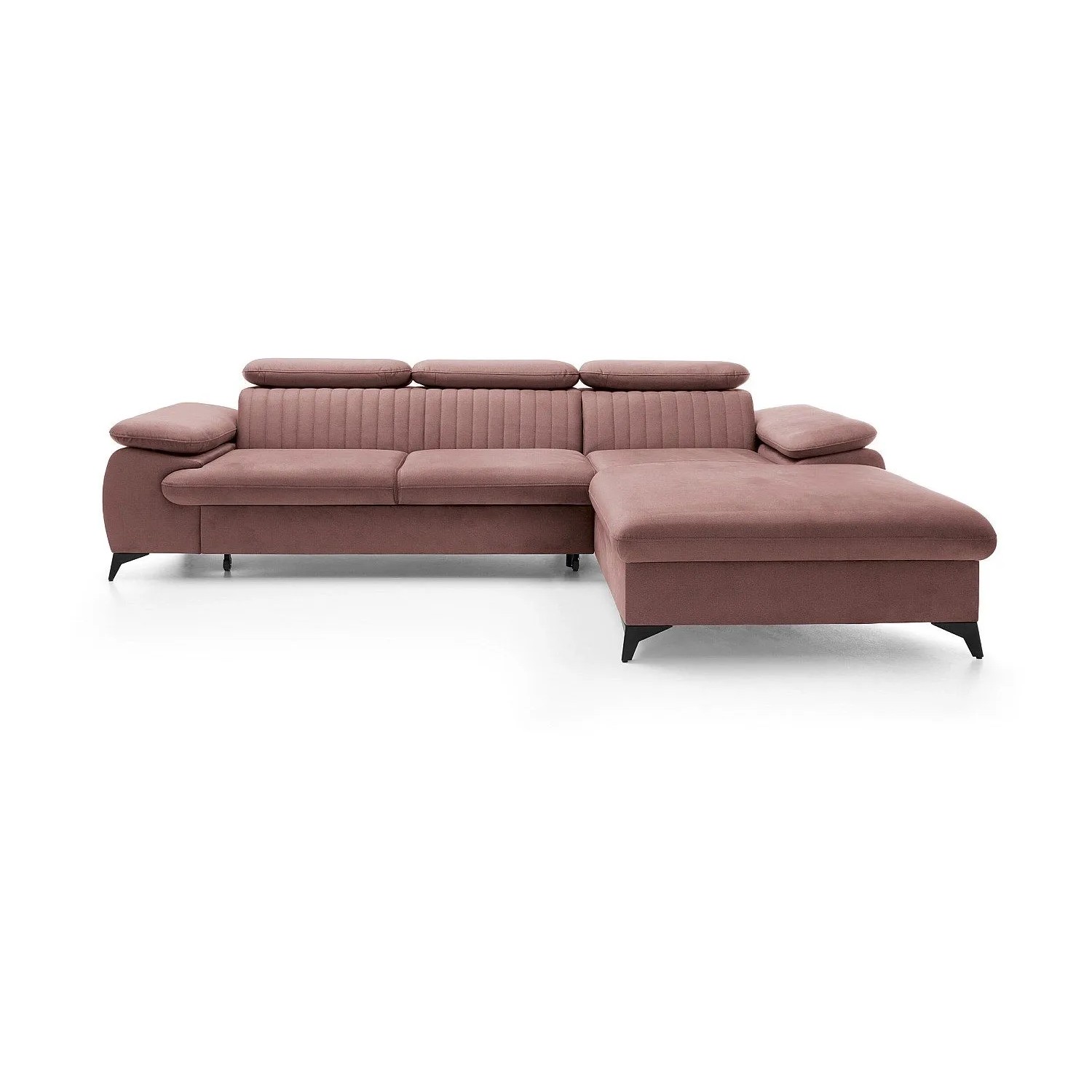 Vente-unique Schlafsofa Samara Rosa 280 cm