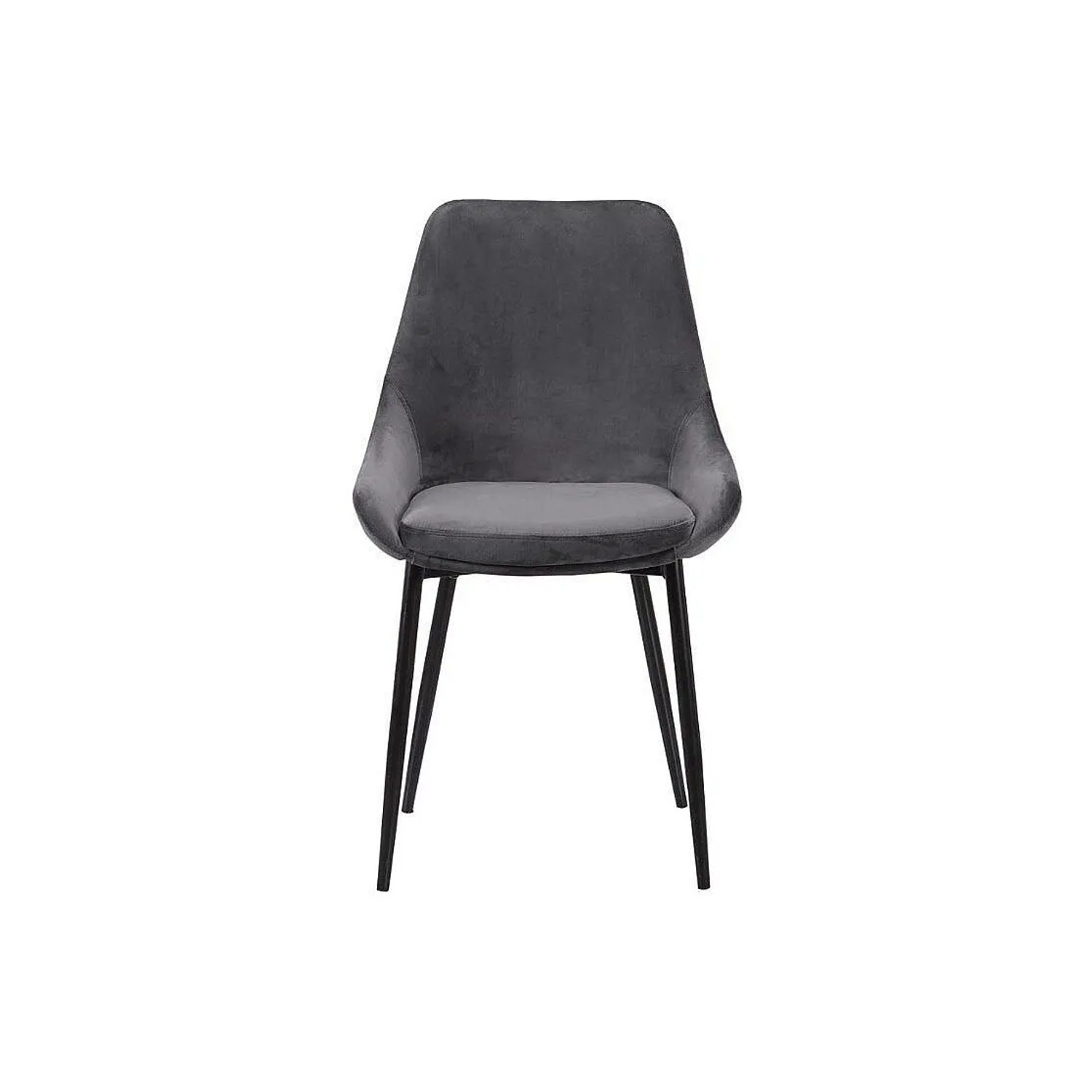 Vente-unique Stuhl Masurie Anthrazitgrau 49 cm