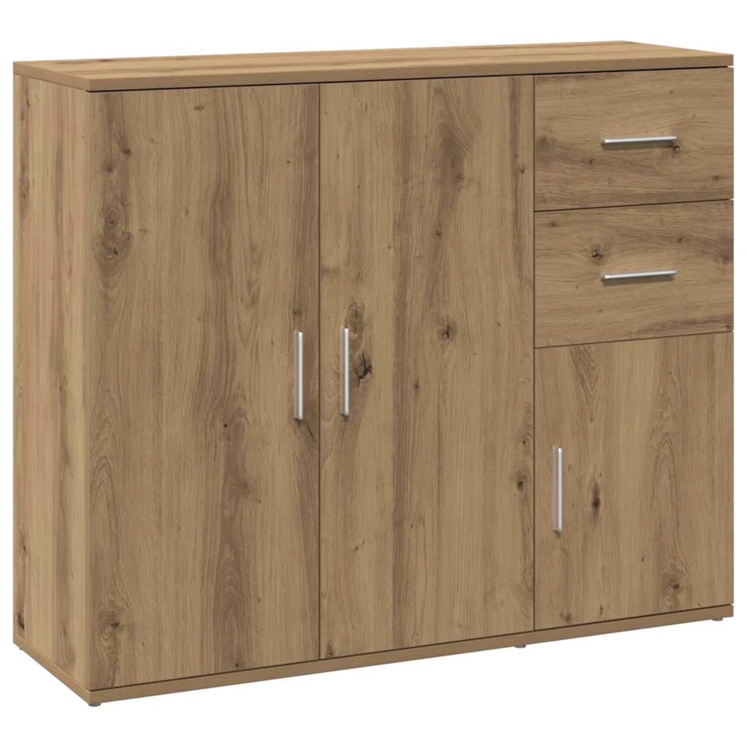 vidaXL Sideboard Artisan-Eiche 91 x 29,5 x 75 cm Holzwerkstoff 855907 günstig online kaufen